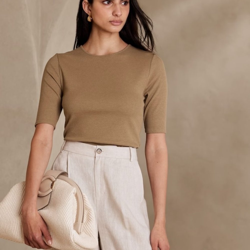 Banana Republic STELLA CLOUD CLUTCH Oversized Straw Clutch Handbag for Summer - Picture 3 of 13